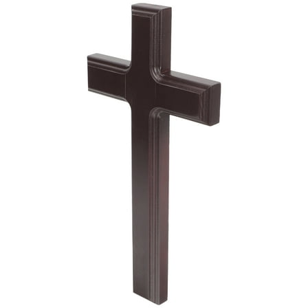 LEORX Purple Wooden Cross Decor for Home Vintage Style Ornament