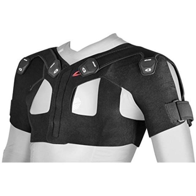 evs sports shoulder brace (black, large)