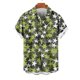 thumbnail image 5 of Mens Casual Manga Corta Botón Abajo Camisas, Cuello de Vuelta Impresión para el Verano, Al Aire Libre Y Desgaste Casual, 5 of 8