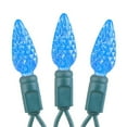 thumbnail image 4 of Novelty Lights 70 Light C6 LED Christmas Mini Light Set, Commercial Grade Outdoor String Lights, Blue, Green Wire, 24 Feet, 4 of 7