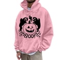 thumbnail image 1 of LUOGENLI Chandails à Capuchon pour Hommes avec Motifs Chandail à Capuchon Graphique d'Halloween pour Hommes Chandail Molletonné à Enfiler Décontracté Chaud Doublé Veste à Capuche pour l'Automne et l'Hiver Confort Chandails à Capuchon pour Hommes à Enfiler Camouflage Rose Taille m, 1 of 4