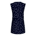 thumbnail image 5 of Summer Dresses for Women Sleeveless Crewneck Tank Dress Casual Loose Simple A Line Short Mini Beach Dress, 5 of 5