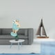 thumbnail image 2 of Estatua de resina de mujer en la playa con decoración de barco de vela, estatua de , adorno de colección, decoración de mesa, figura de mujer en, 2 of 8