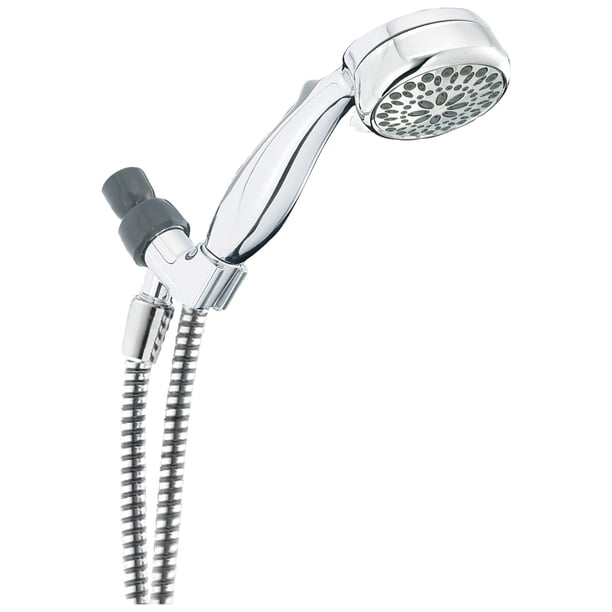 Ducha de mano DELTA FAUCET 75701C, 7 niveles, cromada con manguera de 60 pulgadas