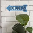 thumbnail image 6 of Arrow Shape Toilet Left 12x4" Wall or Door Sign | Bathroom & Restroom Signage, 6 of 7
