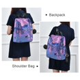 thumbnail image 4 of FORMRS Women's Travel Backpack Purse Anti-Theft Hidden Pockets Casual Shoulder Bag, Cat Walking in Street, 4 of 7