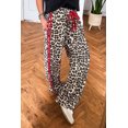 thumbnail image 6 of TinyCribz Women's Leopard Lounge Pants with Red Contrast Stripe L, 6 of 6