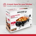 thumbnail image 6 of Holstein Housewares 12-Inch Electric Skillet with Non-Stick Coating, Glass Lid, and Removable Probe, Copper and Black, 6 of 8