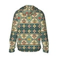 thumbnail image 2 of Picia Traditional Tribal Aztec1 Women's Men's UPF 50+ Sun Protection Hoodie Shirt Long Sleeve SPF Fishing Outdoor UV Hiking Lightweight Shirts-X-Large, 2 of 9