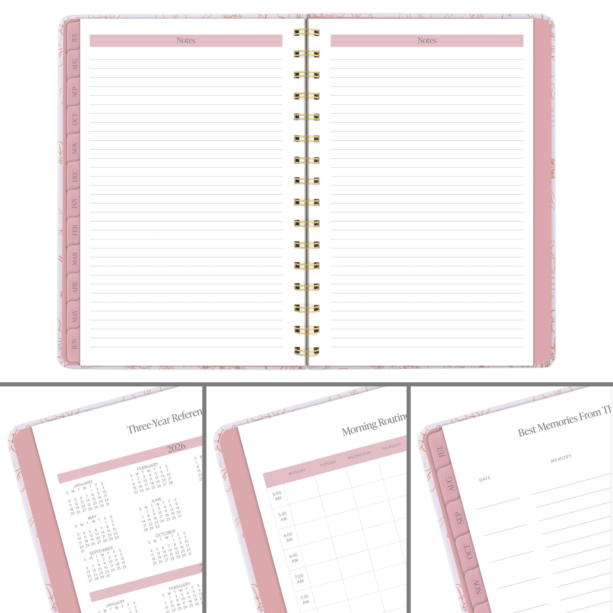 PenPillar for Mead Cambridge Academic 2026-2027 Weekly Monthly Planner Sketched