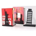 thumbnail image 5 of Desk Decorative Hollow-out Bookends for Creative Landmarks Design Metal Book Sta, 5 of 17