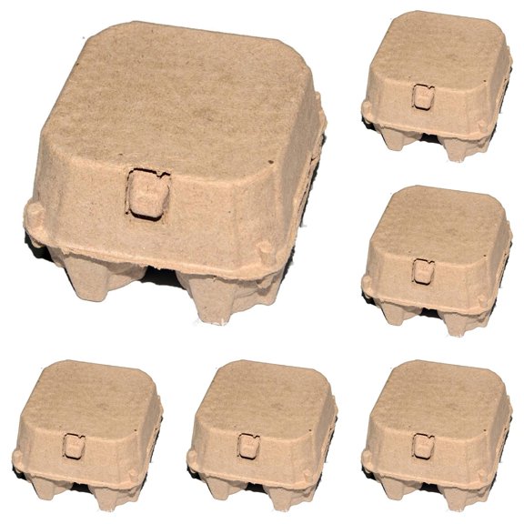 Paper Egg Trays, Suitable for Egg Storage Containers, Storage Racks for Chicken and Eggs in Home Farms, Markets, and Refrigerators 5PCS