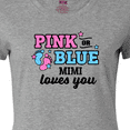 thumbnail image 4 of Inktastic Pink or Blue Mimi Loves You Women's T-Shirt, 4 of 5