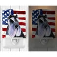 thumbnail image 2 of Carolines Treasures SS4056CNL USA American Flag with Schnauzer Ceramic Night Light 6x4x3" multicolor, 2 of 2