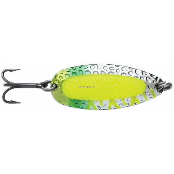 Blue Fox Pixiee Spoon, 7/8-Ounce, Fluorescent Chartreuse UV