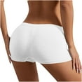 thumbnail image 3 of Ashirexll Seamless Underwear for Women, Solid Color Patchwork Briefs Panties Underwear Knickers Bikini Underpants White B S, 3 of 4