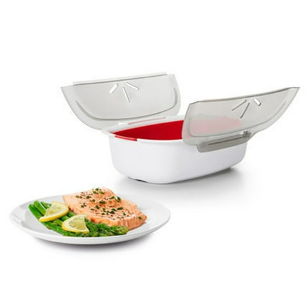

Conditiclusy Microwave Steamer BPA Free Heat-resisting PP Non-stick Vegetable Cookware Steamer for Kitchen