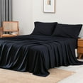 thumbnail image 6 of California King Sheet Sets, 100% Viscose Derived from Bamboo, Silky Soft, Breathable, 6 of 7