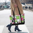 thumbnail image 4 of FORMRS Canvas Laptop Tote Bag for Women with 15.6" Computer Compartments Shoulder Handbag, Abstract Geometric, 4 of 7
