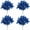 Blue, variant on Christmas Artificial Flowers Poinsettia Flowers 7 Heads Silk Poinsettia Christmas Floral Bouquet Winter Artificial Poinsettia Bushes 4PCS Blue for Xmas Party Holiday Arrangements Decoration