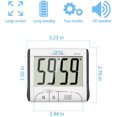 thumbnail image 1 of Kitchen Timer, Digital Kitchen Timer Magnetic Countdown Timer, 1 of 4