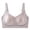 Purple, variant on Gytharion Women's Plus Size Front Closure Bras Solid Color Wide Straps Smooth Cups Full Coverage Bras Easy Everyday Wireless Bras