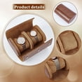 thumbnail image 4 of Watch Travel Case  2-Slot Watch Roll Case Organizer Display Storage  for Men Women  Black, 4 of 11