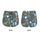 thumbnail image 3 of Balery cute Skull organ Pantalones cortos deportivos para mujer con forro y dos bolsillos, elásticos, para entrenamiento, gimnasio, yoga-XX-Large, 3 of 7