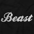 thumbnail image 2 of Beast Motivation Workout Gym Fitness Men's Big & Tall Graphic Hoodie Brisco Brands 2X, 2 of 5