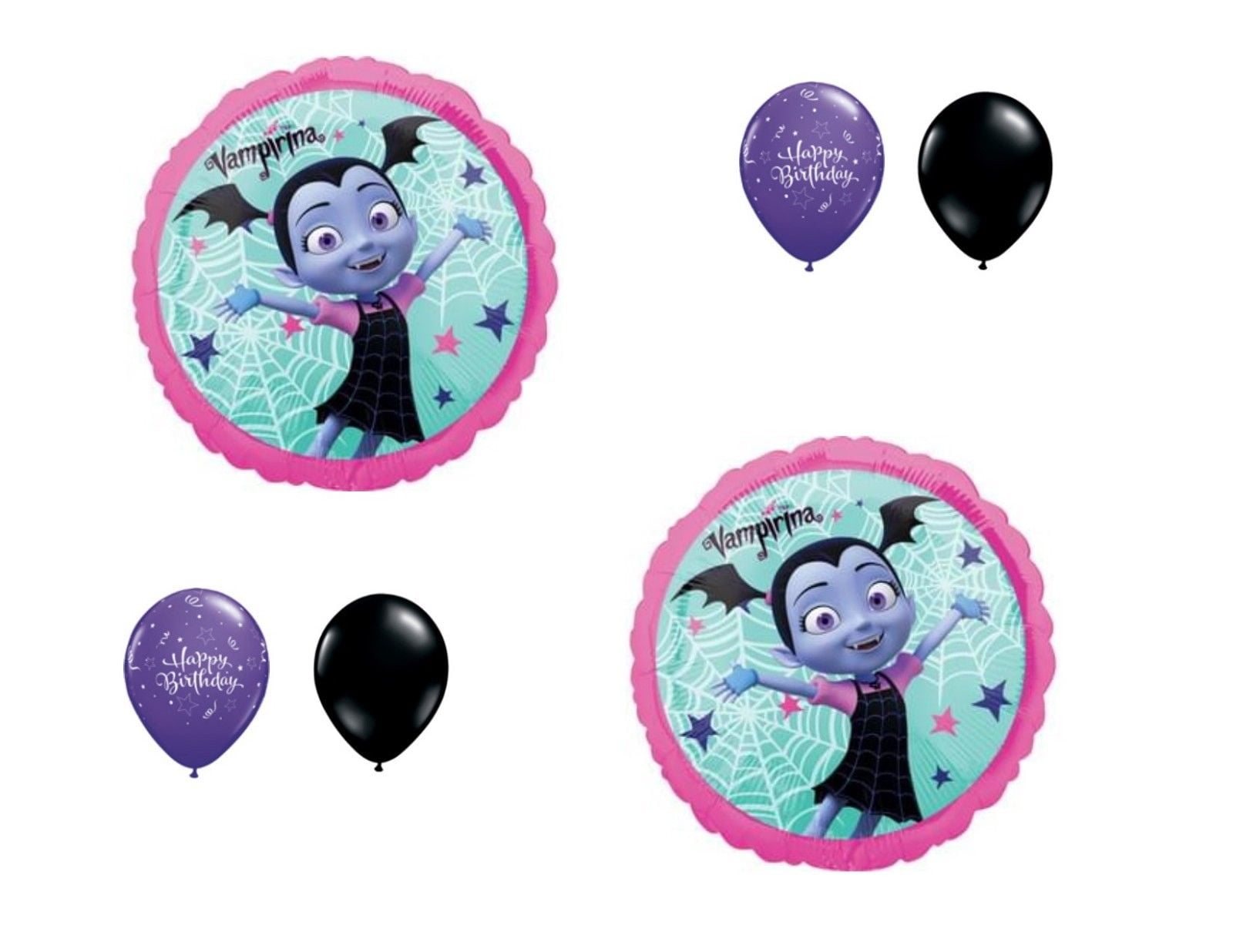 Mayflower Products Vampirina 5th Birthday Party Supplies Balloon Bouquet 
