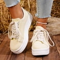thumbnail image 5 of YOUYEDIAN Sneakers for Women Versatile Platform Comfortable Strap Design Sneakers Flat Non Slip Casual Shoes, 5 of 5