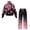 Cherry Blossom Pattern, variant on Chririnla Polyester Spandex Sweatsuits for Women 2 Piece Outfit for Vacation Jogging Short Travel, Soft Stretch Women's Hoodie Pants Set, Dead Maple Leaf Pattern
