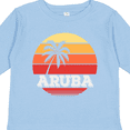thumbnail image 4 of Inktastic Aruba Vacation Boys or Girls Long Sleeve Toddler T-Shirt, 4 of 5