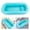 Blue, variant on ToppiJoy Bedside Shower Bathtub Kit, Inflatable Bathtub for Adults, PVC Shower Bathtub with Electric Air Pump Single Layer (White)