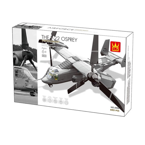 Wange Bricks: MOC Creator Boeing V22 Bell Osprey Aircraft Brick Toy