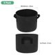 thumbnail image 3 of Uxcell 5 Paquete de Bolsas de Cultivo para Plantas de 3 Galones, Macetas de Tela Engrosada de 300G con Asas, Macetas de Jardín Negras, 3 of 7