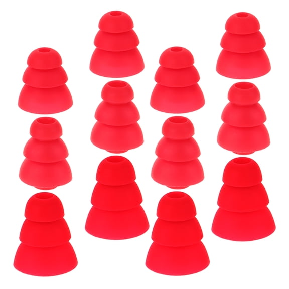 Worgeous 18 Pcs Silicone Ear Bud Tips Replacement Comfortable Earphone Caps Practical Earphone Accessories Anti-Slip Ear Tips for Headphones