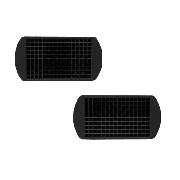 Mini Ice Cube Trays - 160 Small Cavities Silicone Mold for Frozen Cubes, Candy & Soap Making, Easy-Release Non-Stick Design