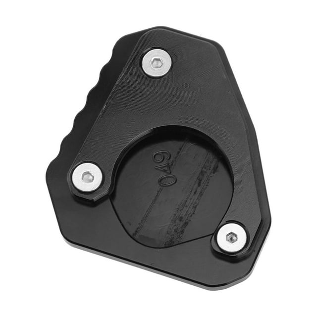 Side Stand Agrandir Pad Côté Stand Plaque Kickstand Rallonge Pied Stand Rallonge Moto Kickstand Plaque Support Alliage d'Aluminium Remplacement