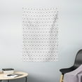 thumbnail image 1 of Abstract Tapestry, Minimalist Cubes in Trippy Simplistic Geometric Square Shapes Modern Graphic, Wall Hanging for Bedroom Living Room Dorm Decor, 40W X 60L Inches, Black White, by Ambesonne, 1 of 2
