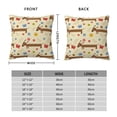 thumbnail image 2 of Yiaed Dachshund Dog And Flower Print Pillow Covers Super Soft Decorative Square Throw Pillow Covers Case Cushion Covers for Sofa Couch Bedroom Car Decor（No pillow core）-26"x26", 2 of 7