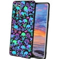 thumbnail image 1 of Compatible with Samsung Galaxy A02S(US Model) Phone Case, Horror-Black-Witchy-Neon-Skulls-8 Case Silicone Protective for Teen Girl Boy Case for Samsung Galaxy A02S(US Model), 1 of 1