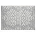 thumbnail image 2 of Addison Rugs Chantille Indoor/Outdoor Transitional Diamonds Silver Washable Rectangle Rug, 1'8" x 2'6", 2 of 6