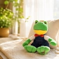 thumbnail image 4 of Cute Frog Plush object, Soft Stuffed Animal Adorable Design, Teenager Cuddly Stuffed Doll, object for Teenager Play Bedroom Home Decoration, 4 of 7