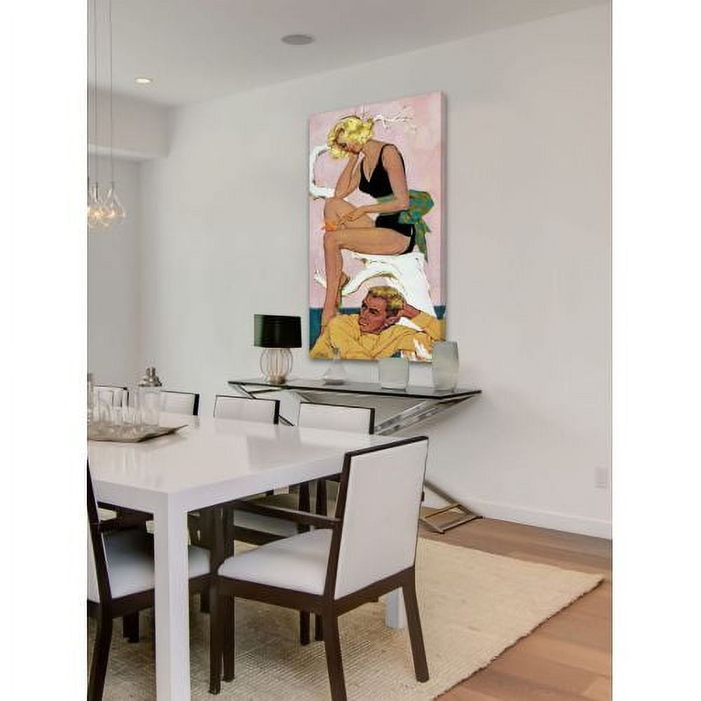 "Marry the Boss' Daughter" Painting Print on Canvas