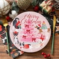 thumbnail image 4 of Uxgjfwu Christmas Disposable Plates, Holiday Themed Party Tableware, Festive Pattern Paper Plates for Gatherings, Events, Family Celebrations, 4 of 6