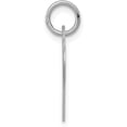 thumbnail image 2 of 14k White Gold Plain .018 Gauge Engraveable Heart Disc Charm - 19mm, 2 of 5