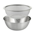 thumbnail image 1 of 2Pcs Fruit Vegetable Washing Basket Rice Washing Bowl Colander Food Strainers Set Pasta Spaghetti Rice Rinser Strainer Washer for Food Prep 22cm, 1 of 8