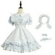 thumbnail image 2 of Puntoco Ropa De Juego Para Mujer, Traje De Sirvienta Cosplay, Vestido De Princesa, Vestido De Manga Corta Con Cuello Redondo, Azul Claro Xxl,Regalos Para Mujer Joven, 2 of 6