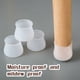thumbnail image 5 of Apuakthei Fundas para patas de silla, tapas de silicona para patas de silla, almohadillas redondas para muebles, fundas para patas de silla, almohadilla de silicona antiarañazos, 5 of 5